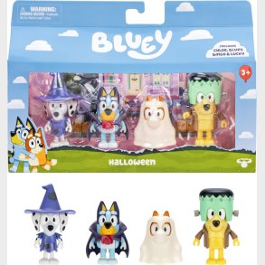 Bluey - Figurer 4 Pk., - Halloween