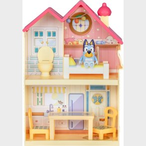 Bluey - Mini Familiehus Leges�t Med Bluey Figur