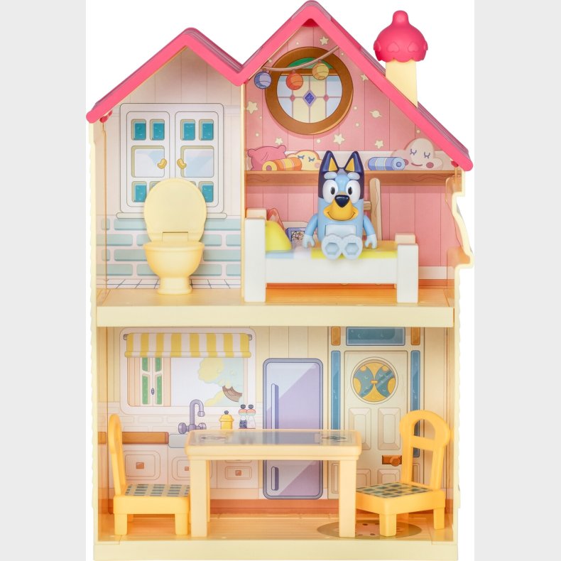 Bluey - Mini Familiehus Leges�t Med Bluey Figur