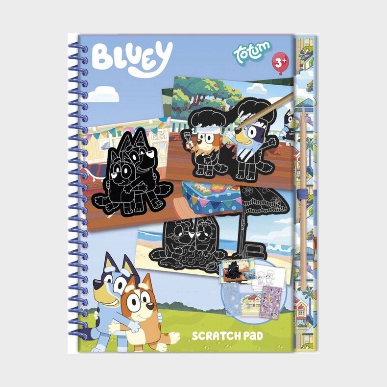 Bluey Scratch Book - Alligator