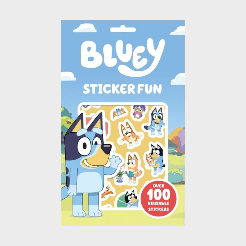 Bluey Sticker Fun - 100 Stickers - Alligator