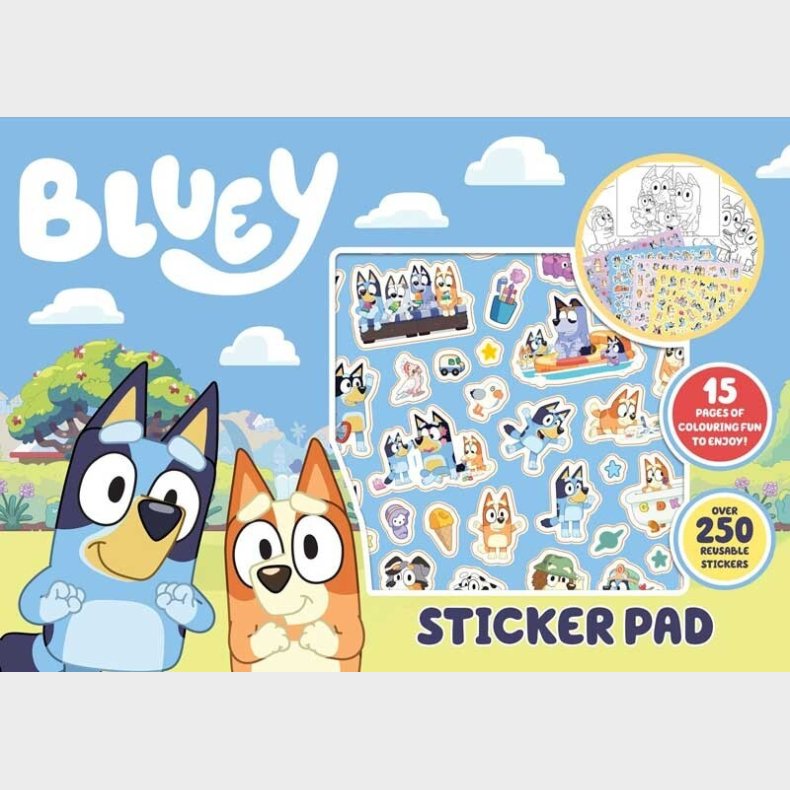 Bluey Sticker Pad - Alligator