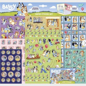 Bluey Super Stickerset
