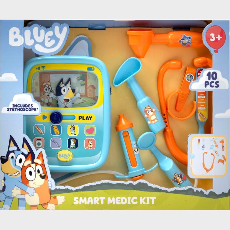 Bluey - Sygepleje Laptop Og Doktorst