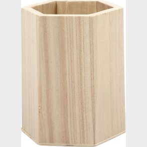 Blyantholder I Tr - H 10,5 Cm -  8 Cm