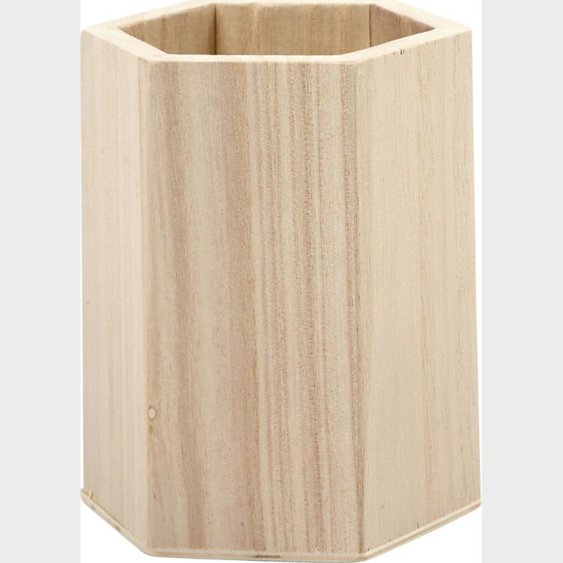 Blyantholder I Tr - H 10,5 Cm -  8 Cm