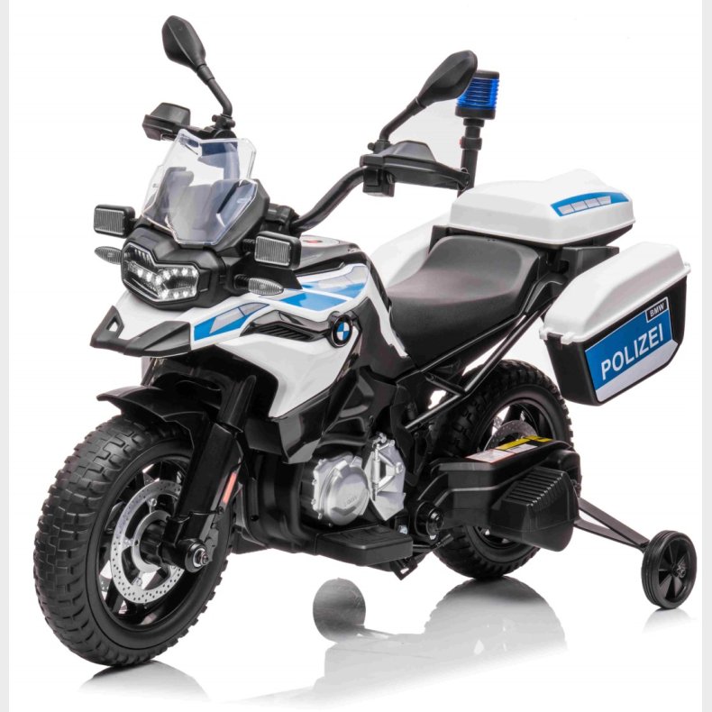 BMW F850 GS EL Politi Motorcykel til brn 12V Lithium