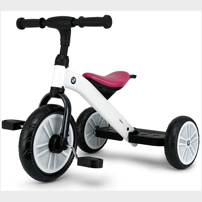 BMW Trehjulet Cykel til brn 10 tommer  Hvid/Pink
