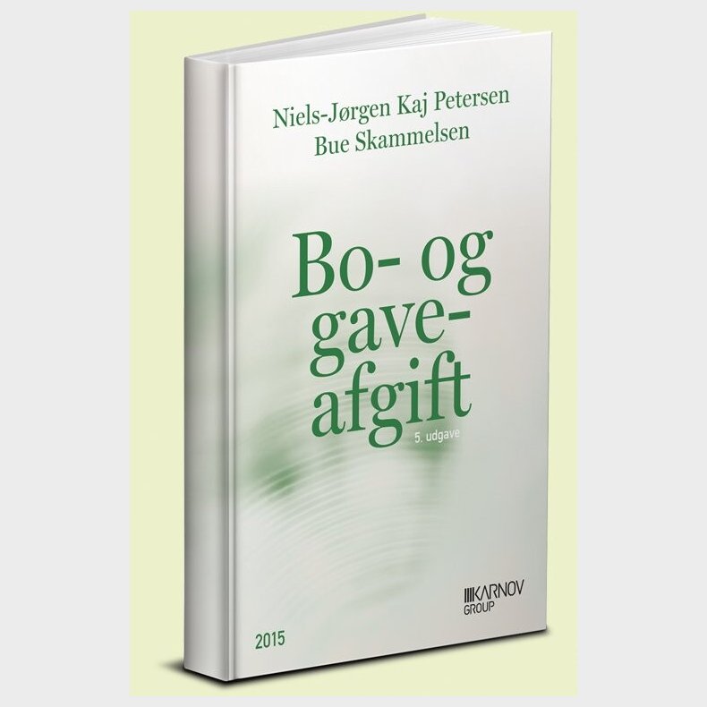 Bo- Og Gaveafgift - Niels-j�rgen Kaj Petersen - Bog