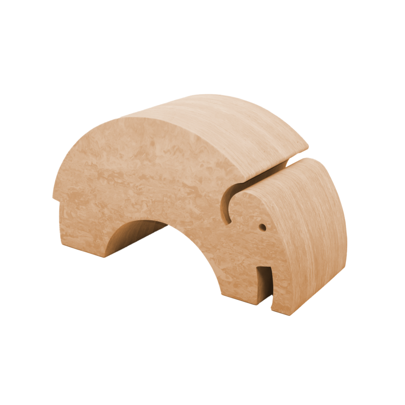 bObles | bObles Elefant L - Natur Desert