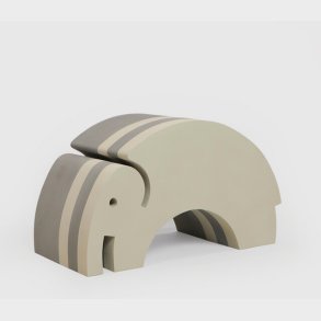 Bobles - Elefant - L - Zoo Grey - 31x55x24 Cm