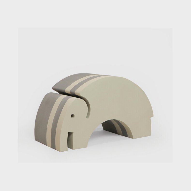 Bobles - Elefant - L - Zoo Grey - 31x55x24 Cm