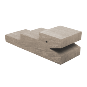 bObles | bObles Krokodille L - Natur Dark Smoke