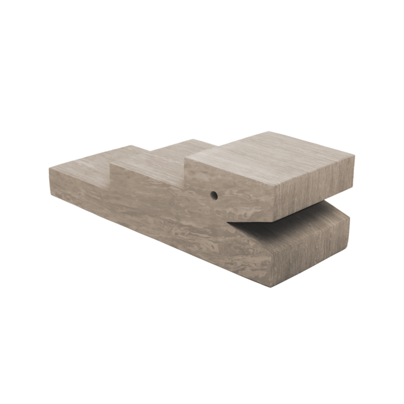 bObles | bObles Krokodille L - Natur Dark Smoke