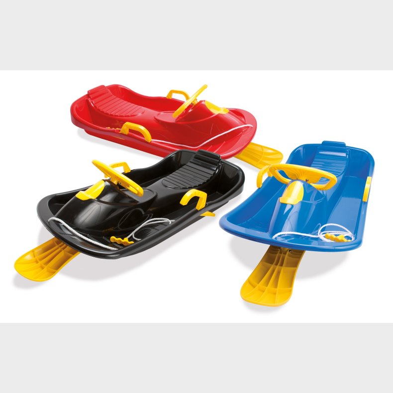 Dantoy | Bobslde m. rat og bremse (ass. farver)