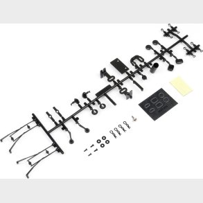 Body Accessories Set (black) - Hp85529 - Hpi Racing