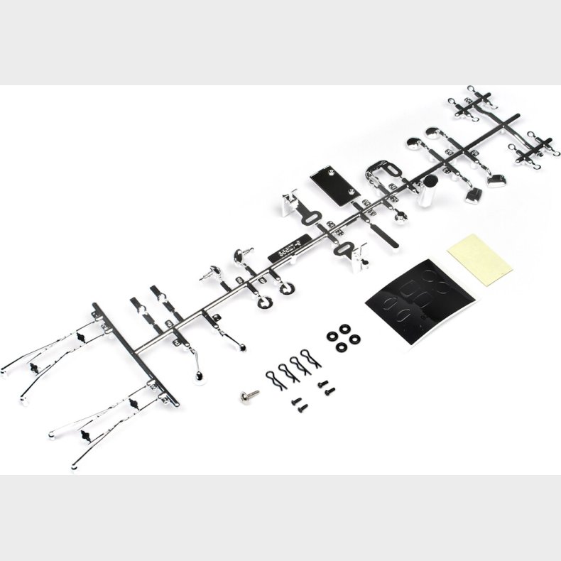 Body Accessories Set (chrome) - Hp85527 - Hpi Racing