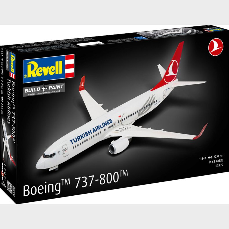 Revell - Boeing 737-800 Turkish Airlines - 1:144 - 03772