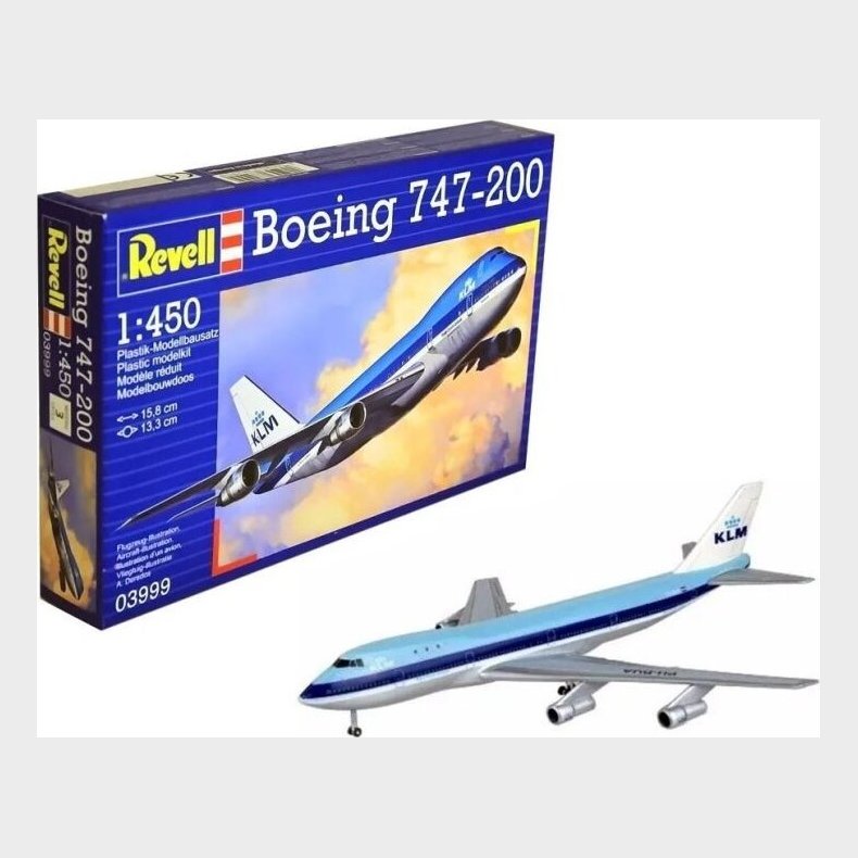 Revell - Boeing 747-200 Fly Bygges�t - 1:450 - 03999
