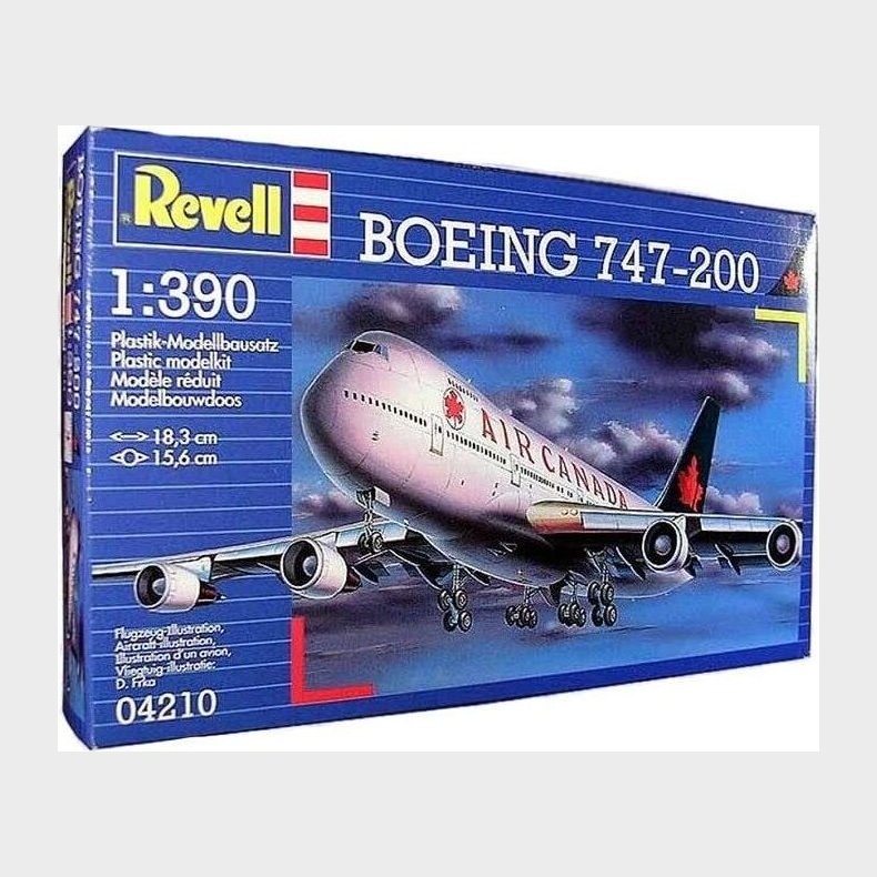 Revell - Boeing 747-200 Fly Byggest - 1:390 - 04210