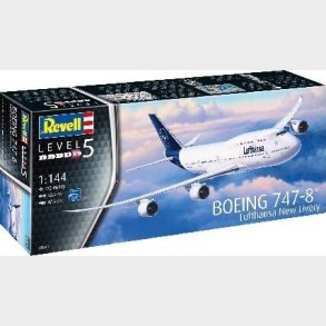 Revell - Boeing 747-8 Lufthansa Model - 1:144 - Level 5 - 03891
