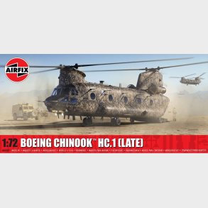 Airfix - Boeing Chinook Hc.1 Late Model Helikopter - 1:72 - A06024