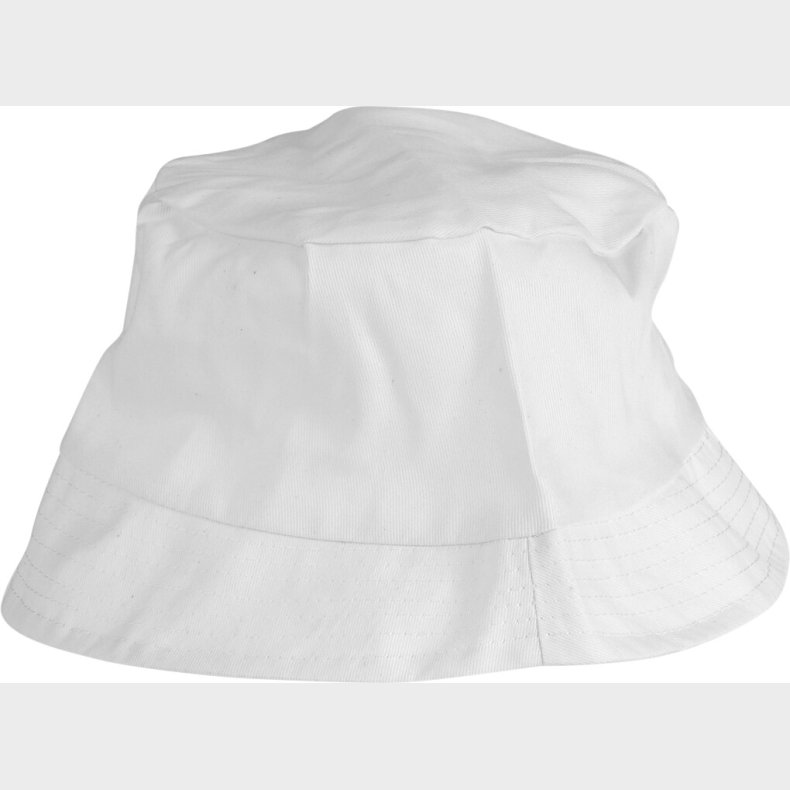 B�llehat - Hvid - Bomuld - 54 Cm