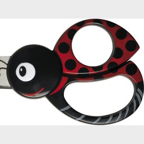 Fiskars - Brnesaks Med Dyremotiv - Mariehne - L 13 Cm