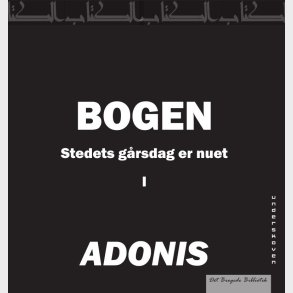 Bogen - Adonis Adonis - Bog