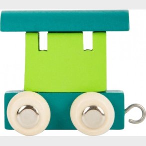 Navnetog I Tr� - Personvogn - Gr�n Og Petroleumsbl� Farve