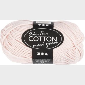 Bomuldsgarn - Nr. 8/8 - Stvet Rosa -l 80-85 M -  50 G