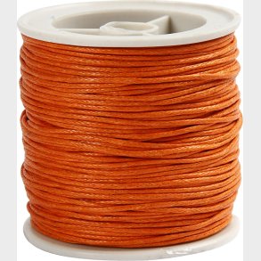 Bomuldssnor - Tykkelse 1 Mm - Orange - 40 M
