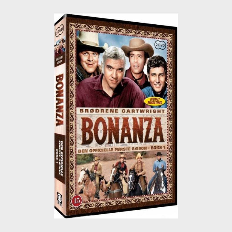 Bonanza - Sson 1 Boks 1 - DVD - Tv-serie