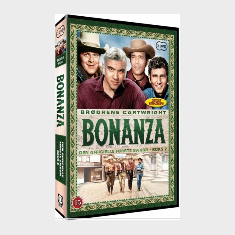 Bonanza - Sson 1 Boks 2 - DVD - Tv-serie
