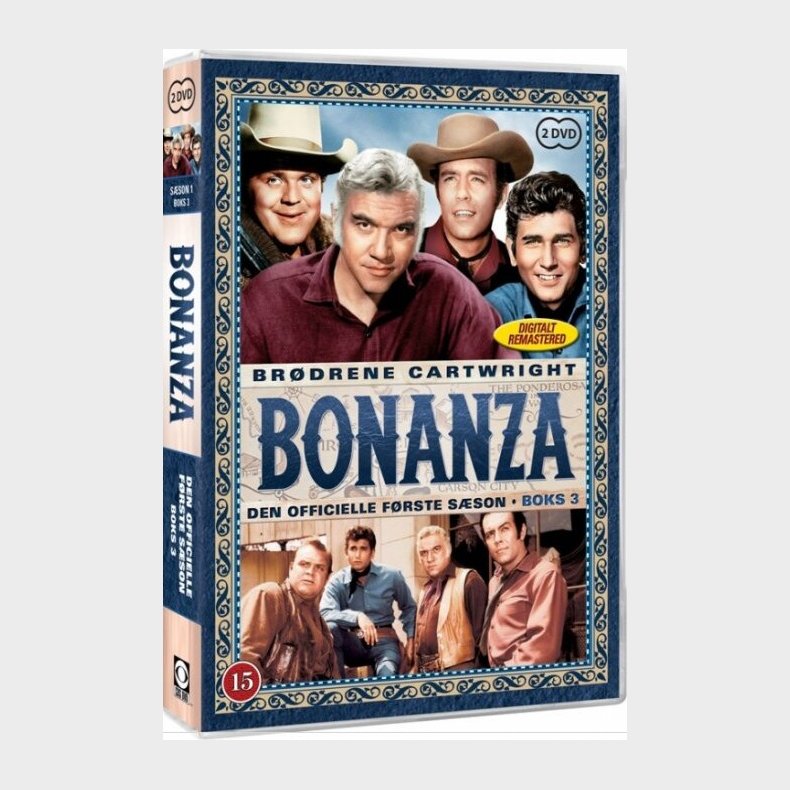 Bonanza - Sson 1 Boks 3 - DVD - Tv-serie