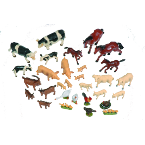 Gowi | Bondegrdsdyr - St med 35 stk