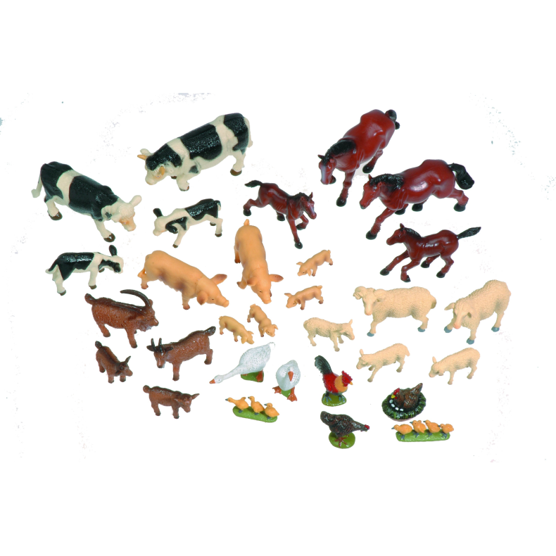 Gowi | Bondegrdsdyr - St med 35 stk