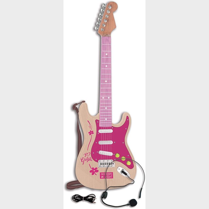 Rock El Guitar Til B�rn - Bontempi - Pink