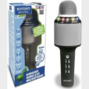 Bontempi - Karaoke Mikrofon Med H�jtaler Og Lys Til B�rn