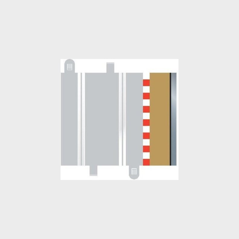 Scalextric - Borders And Barriers S�t Til C8207 - Half Straight - 8 Dele - C8223