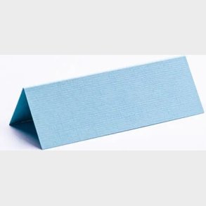 Bordkort - Blanke - Azurbl Tekstureret - 10x7 Cm - 10 Stk.