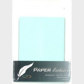 Bordkort - Blanke - Mintgrn Tekstureret - 10x7 Cm - 10 Stk.