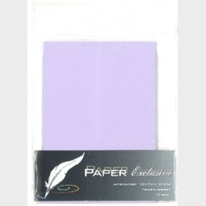Bordkort - Blanke - Violet Tekstureret - 10x7 Cm - 10 Stk.