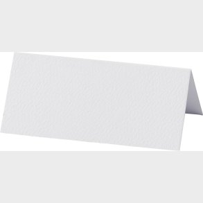 Bordkort - Hvid - 9x4 Cm - 20 Stk