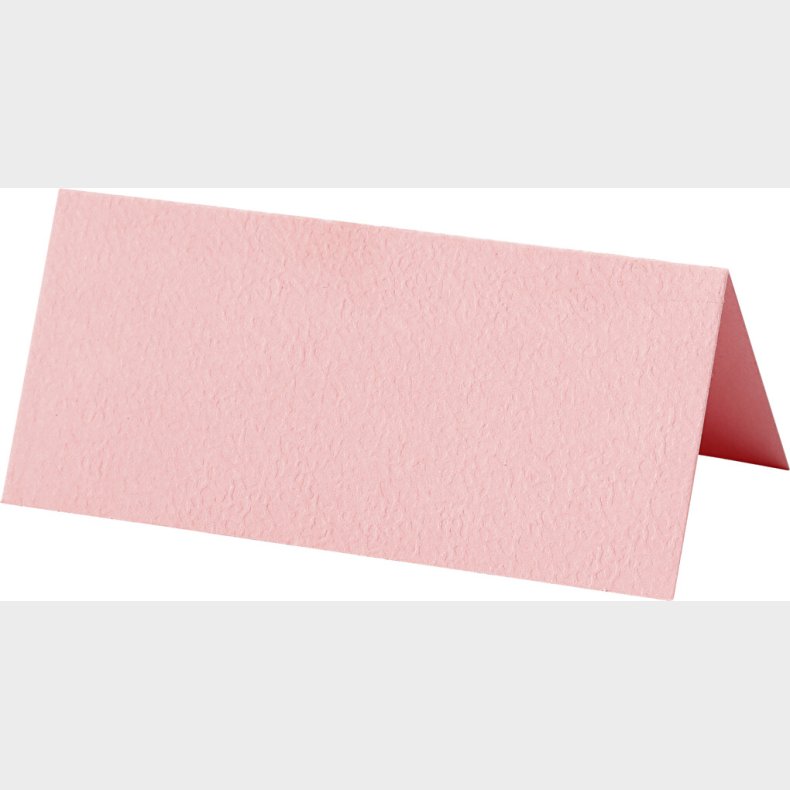 Bordkort - Lyserd - 9x4 Cm - 20 Stk