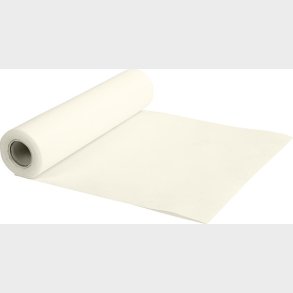 Bordlber Af Imiteret Stof - B 35 Cm - 70 G - Creme - 10 M