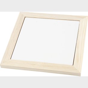 Bordskner Med Trramme - Str. 18,5x18,5x1,16 Cm - 1 Stk.