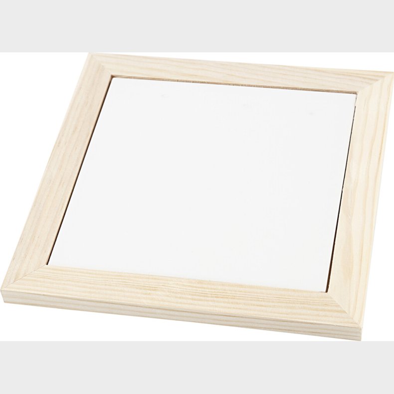 Bordskner Med Trramme - Str. 18,5x18,5x1,16 Cm - 1 Stk.