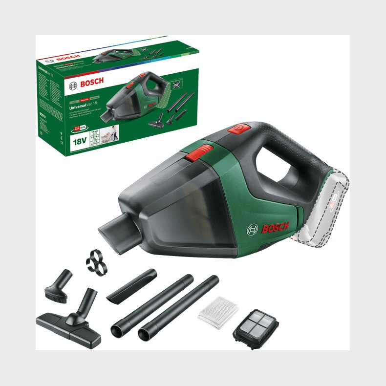 Bosch Universalvac 18 - Uden Batteri Og Uden Lader