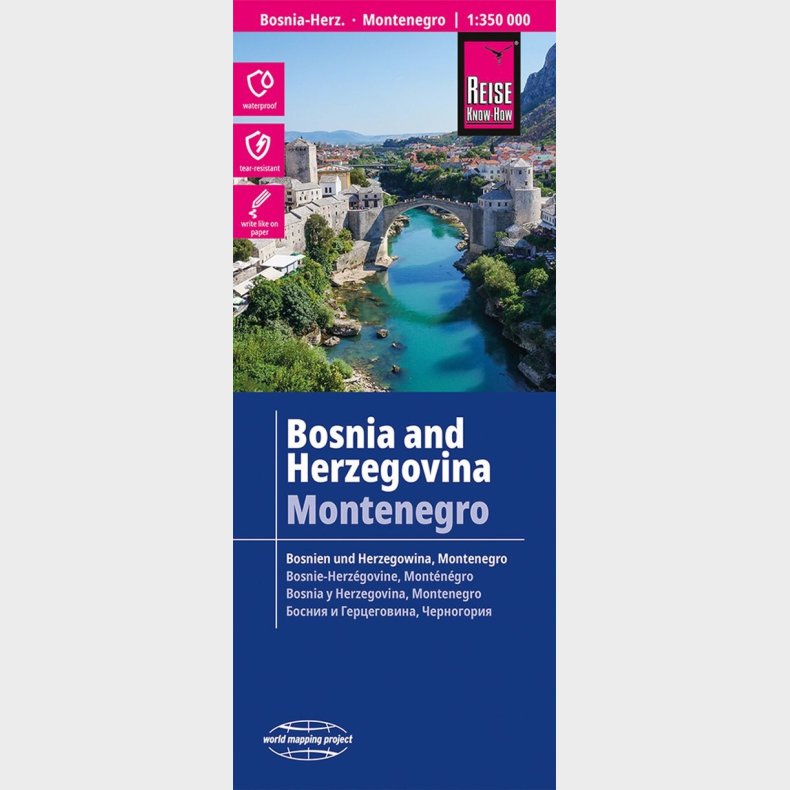 Bosnia And Herzegovina & Montenegro, World Mapping Project - English book